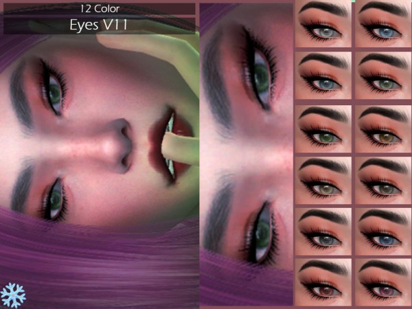  The Sims Resource: Eyes V11 by Lisaminicatsims