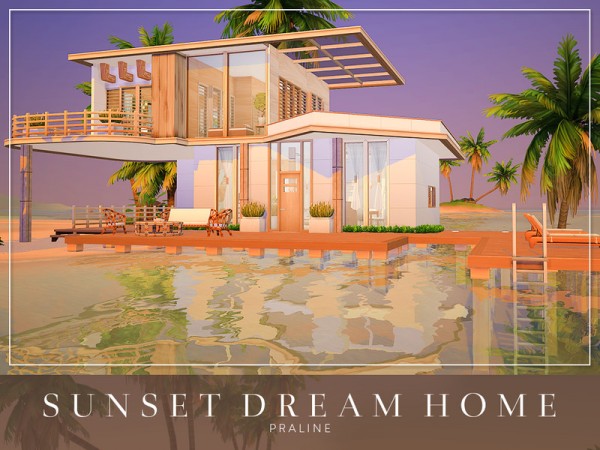  The Sims Resource: Sunset Dream Home by Pralinesims