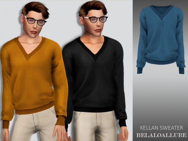  The Sims Resource: Kellan sweater by belal1997