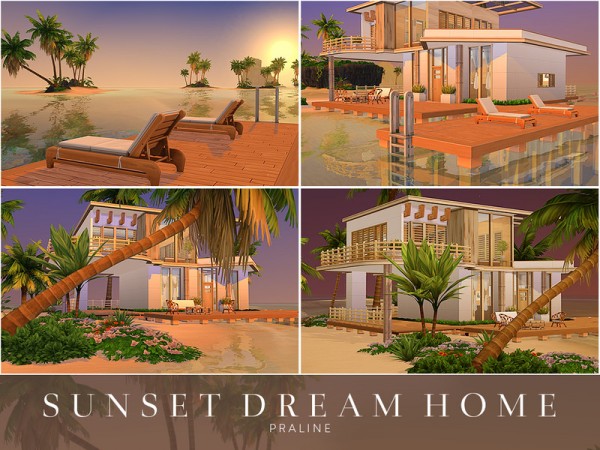  The Sims Resource: Sunset Dream Home by Pralinesims