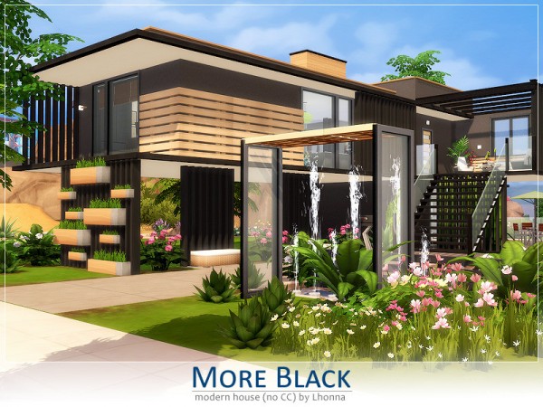  The Sims Resource: More Black House by Lhonna