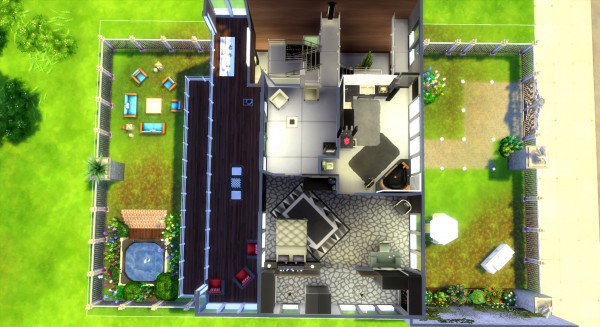  Mod The Sims: Glass Palace (NO CC) by valbreizh