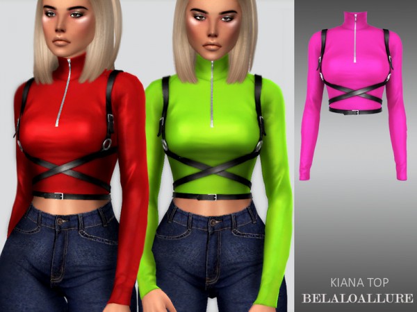  The Sims Resource: Kiana top by belal1997