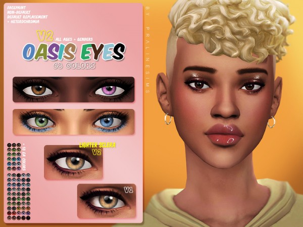  The Sims Resource: Oasis Eyes N155 V2 by Pralinesims