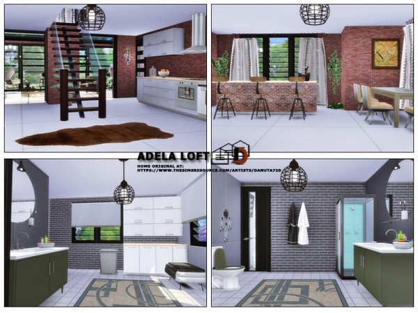  The Sims Resource: Adela loft by Danuta720