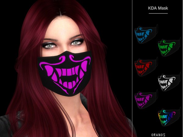  The Sims Resource: KDA Mask by OranosTR