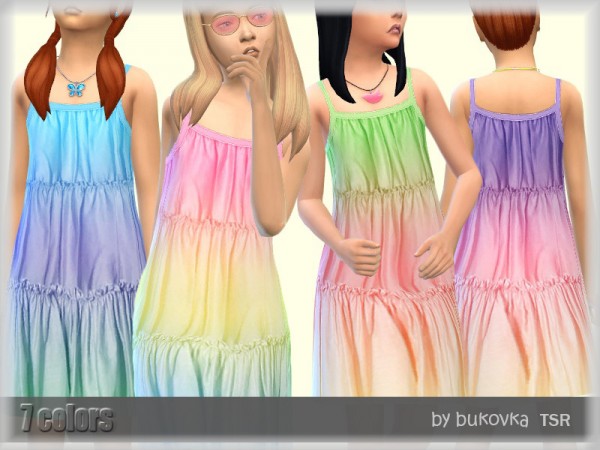  The Sims Resource: Sundress Gradient by bukovka