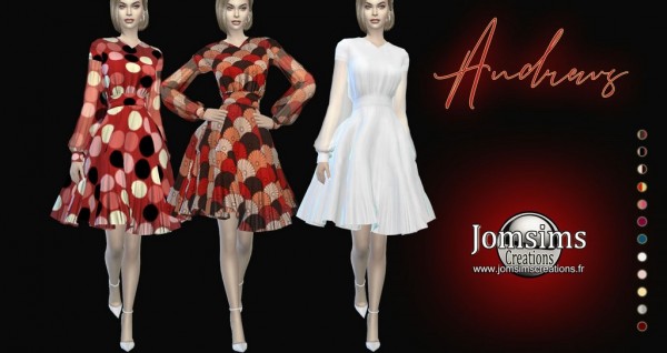  Jom Sims Creations: Andrews Dress
