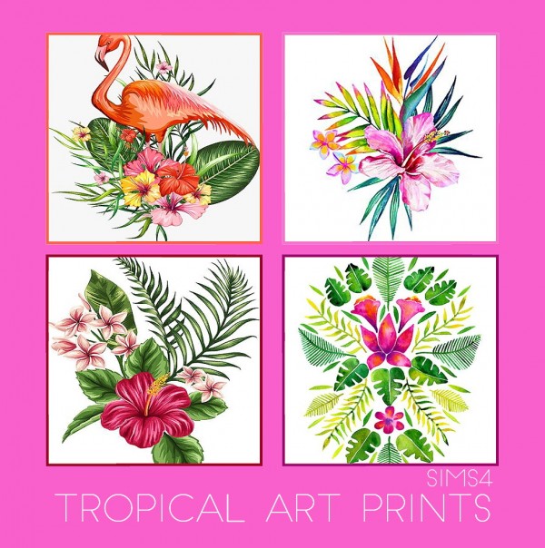  Kenzar Sims: Tropical Art Prints