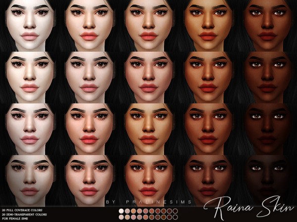  The Sims Resource: Raina Skin (Female) by Pralinesims