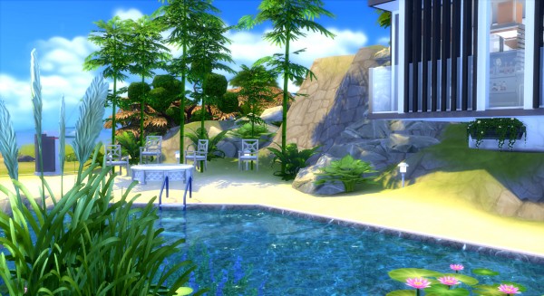  Mod The Sims: Villa Rock (NO CC) by valbreizh