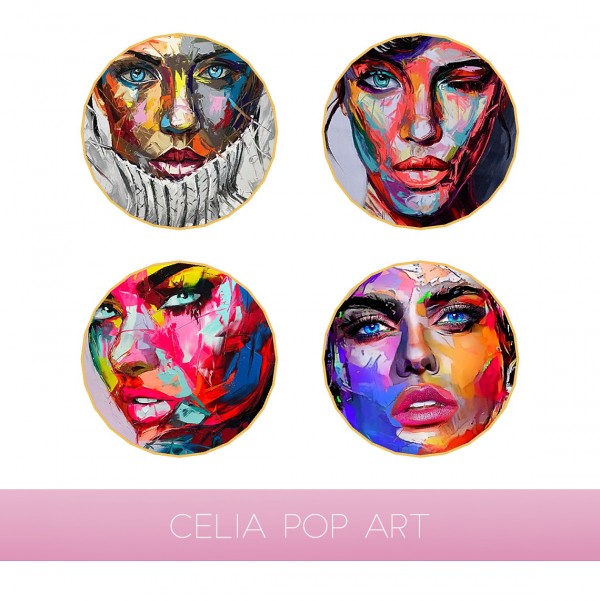 Kenzar Sims: Celia Pop Art • Sims 4 Downloads