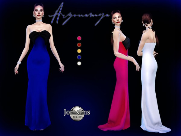  The Sims Resource: Arzonamya dress by jomsims