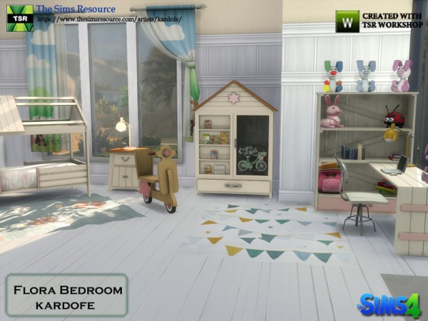  The Sims Resource: Flora Bedroom by kardofe