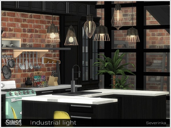  The Sims Resource: Industrial light set by Severinka