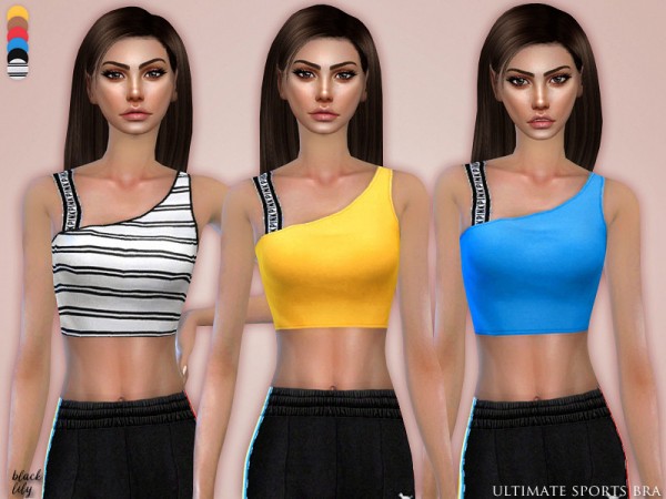  The Sims Resource: Ultimate Sports Bra by Black Lily