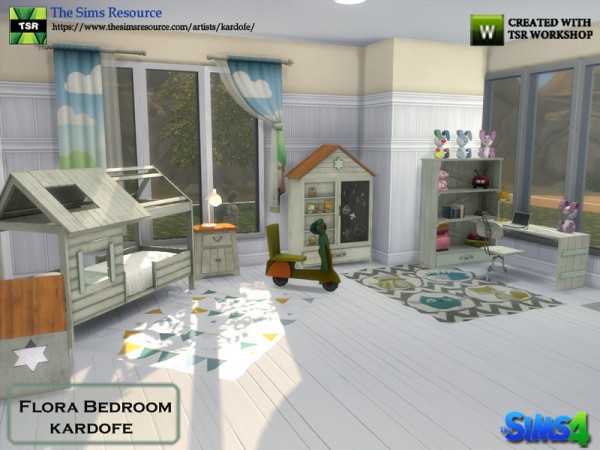  The Sims Resource: Flora Bedroom by kardofe