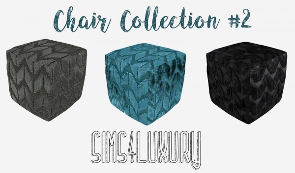  Sims4Luxury: Chair Collection 2