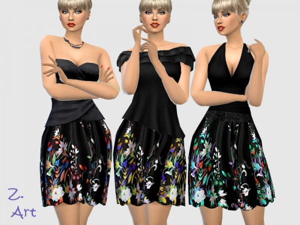  The Sims Resource: Boho 09 Skirt by Zuckerschnute20