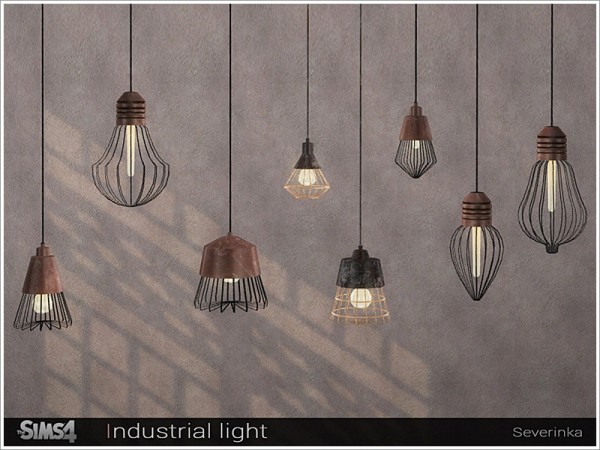  The Sims Resource: Industrial light set by Severinka