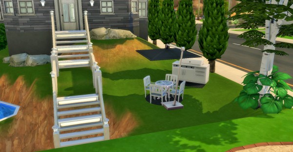  Mod The Sims: Two story home on hill by heikeg