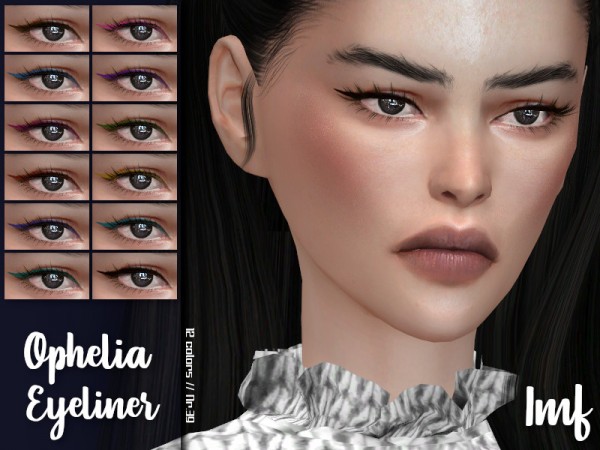  The Sims Resource: Ophelia Eyeliner N.39 by IzzieMcFire