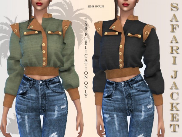  The Sims Resource: Safari jacket by Sims House