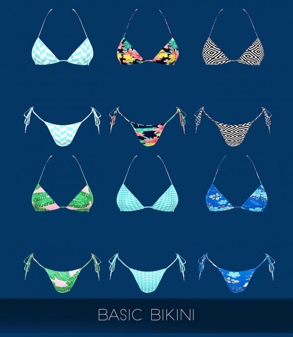  Kenzar Sims: Basic Swimsuit