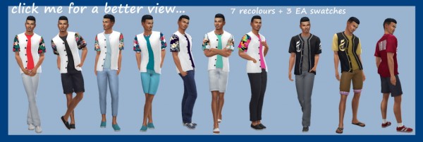  Sims 4 Sue: Jersey and tee top