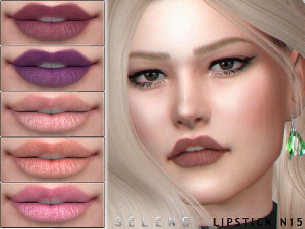  The Sims Resource: Lipstick N15 by Seleng