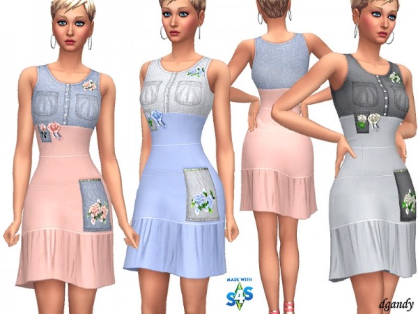  The Sims Resource: Dress 201906 02 by dgandy