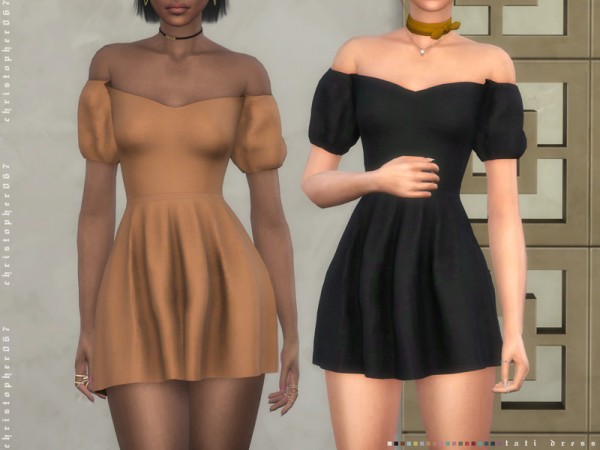  The Sims Resource: Tati Dress by Christopher067