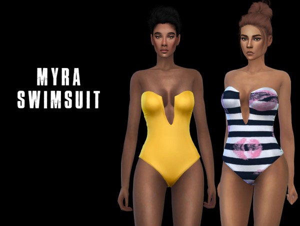  Leo 4 Sims: Myra Swimsuit