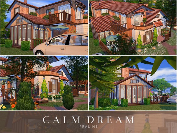  The Sims Resource: Calm Dream House by Pralinesims