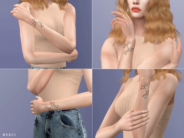  The Sims Resource: Tattoo N06 by Merci