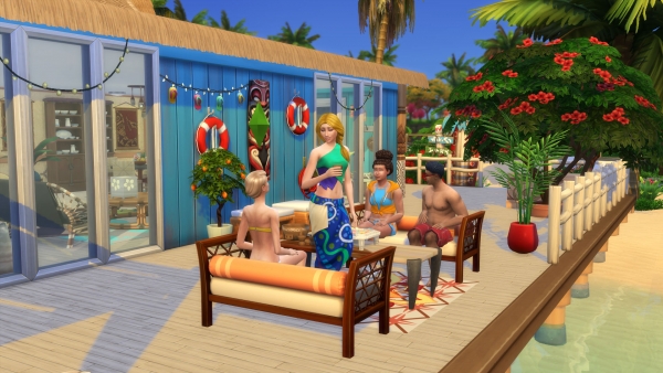  Sims Artists: Paradise Islands: purchase and construction mode