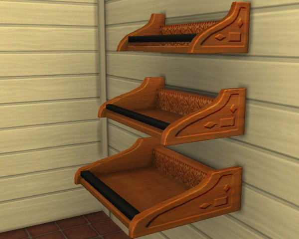  Mod The Sims: Reznoye shelves recolour by Victor tor