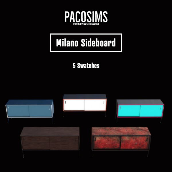  Paco Sims: Milano sideboard