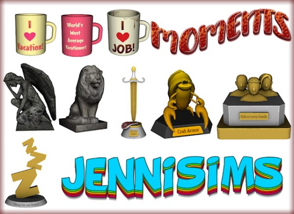  Jenni Sims: Moments Decorative set