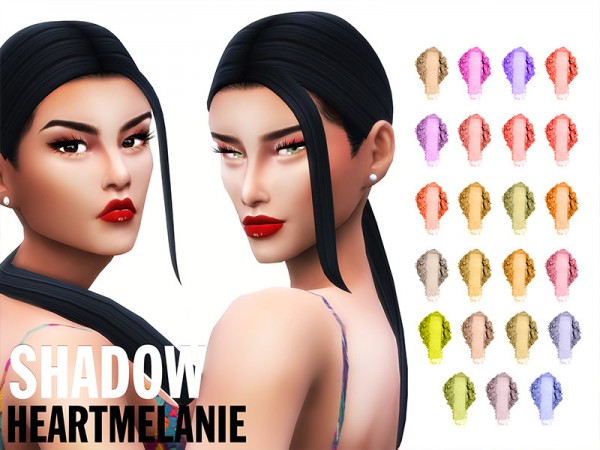  The Sims Resource: SHADOW   Heart Melanie Cosmetic Paris by Sims4LifeStories