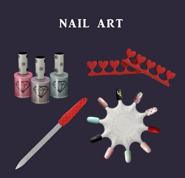  Leo 4 Sims: Nail Art