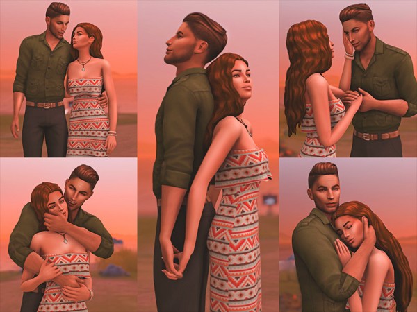  The Sims Resource: Close to Me Pose Pack by KatVerseCC