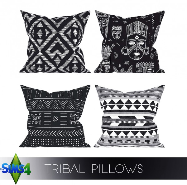 Kenzar Sims: Tribal pillows