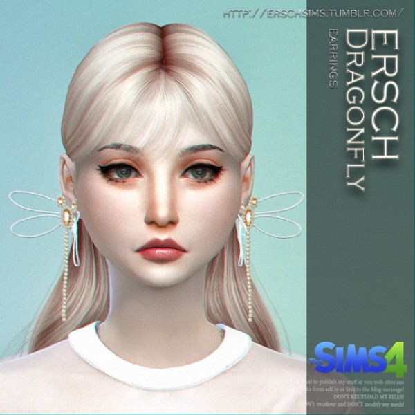  ErSch Sims: Dragonfly Earrings