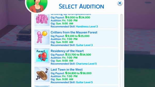  Mod The Sims: Acting Career Better Payments by Todecide