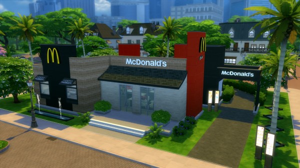 Mod The Sims: Magnolia Promenade renovation 5   McDonalds   Bonus lot by iSandor