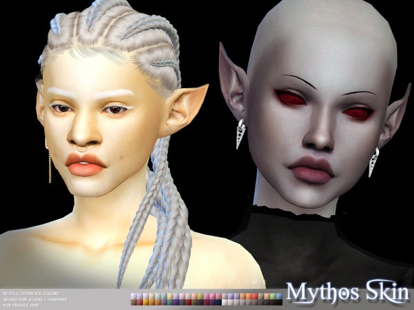  The Sims Resource: Mythos Skin by Pralinesims
