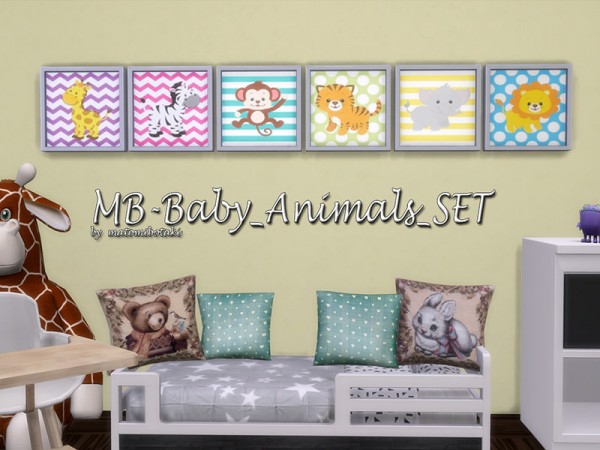 The Sims Resource: Baby Animals Set by matomibotaki