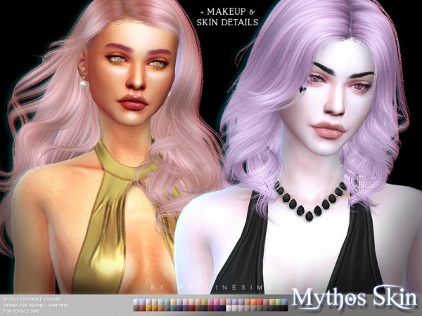  The Sims Resource: Mythos Skin by Pralinesims