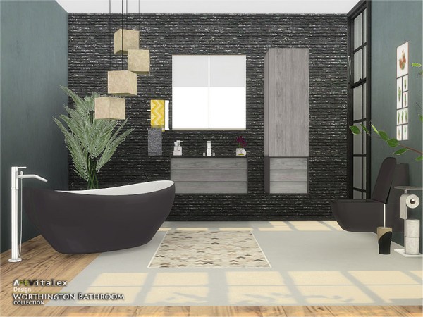  The Sims Resource: Worthington Bathroom by ArtVitalex